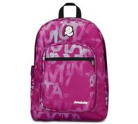 Invicta Sac à dos Jelek Fantasy - Double compartiment, poche PC/tablette, porte‑bouteille, fuchsia