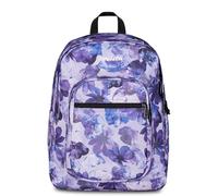 Invicta Jelek Sac à dos d'école violet, double compartiment avec poche pour PC et poche pour gourde, 34 l, école moyenne et supérieure, sac à dos fille, aubergine, Taglia Unica