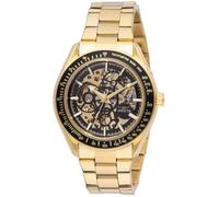 INVICTA Objet D Art 49502 Montre Homme - Entanche - Analogique - Mouvement Automatique - Acier Inoxydable avec Cadran Noir - 47mm