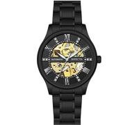 INVICTA Objet D Art 69505 Montre Homme - Entanche - Analogique - Mouvement Automatique - Acier Inoxydable avec Cadran Noir - 40mm