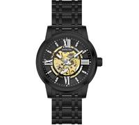 INVICTA Objet D Art 69507 Montre Homme - Entanche - Analogique - Mouvement Automatique - Acier Inoxydable avec Cadran Noir - 41mm