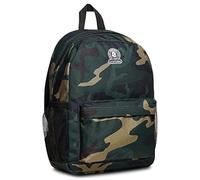 Invicta Ollie Single-Compartment Backpack, Green Camouflage, Military Green, School & Leisure