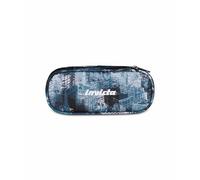Invicta Porte-stylo scolaire à lèvres, bleu, poche intérieure avec fermeture éclair et passants élastiques porte-stylos, accessoires sac à dos, école moyenne et supérieure, pour garçon et fille, bleu