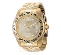 Invicta Pro Diver 44520 Montre Homme - Entanche - Analogique - Mouvement à Quartz - Acier Inoxydable avec Cadran Or - 47mm