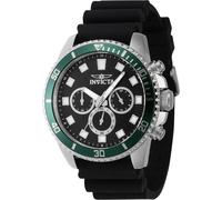 Invicta Pro Diver 46086 - Montres-bracelets pour hommes - Quarz - Acier inoxydable avec cadran noir - 45mm