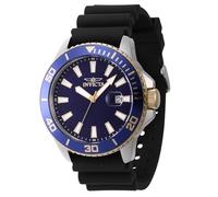 Invicta Pro Diver 46092 Montre Homme - Entanche - Analogique - Mouvement à Quartz - Acier Inoxydable avec Cadran Bleu - 45mm
