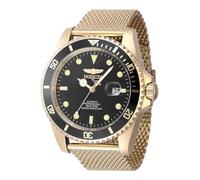 Invicta Pro Diver 47966 Montre Homme - Entanche - Analogique - Mouvement Automatique - Acier Inoxydable avec Cadran Noir - 47mm