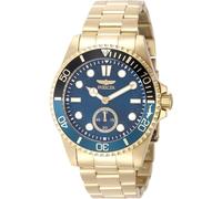 INVICTA Pro Diver 49435 Montre Homme - Entanche - Analogique - Mouvement à Quartz - Acier Inoxydable avec Cadran Bleu - 43mm