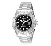 INVICTA Pro Diver 34022 Montre Homme - Entanche - Analogique - Mouvement à Quartz - Acier Inoxydable avec Cadran Noir - 40mm
