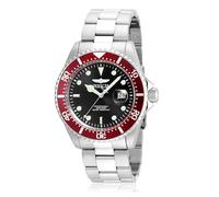 Invicta Pro Diver - Montre Homme Quartz en Acier Inoxydable - 43 mm, Argent / Rouge