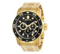 Invicta Pro Diver SCUBA - Montre Homme Quartz en Acier Inoxydable - 48 mm, Doré / Noir