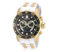 INVICTA Pro Diver - Scuba 20289 Montre Homme - Entanche - Analogique - Mouvement à Quartz - Acier Inoxydable avec Cadran Noir - 48mm