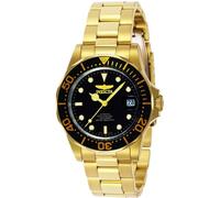 Invicta Pro Diver - Montre Homme Automatique en Acier Inoxydable - 40 mm, Doré / Noir