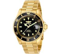 Invicta Pro Diver - Montre Homme Automatique en Acier Inoxydable - 40 mm, Doré / Noir