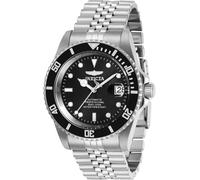 Invicta Pro Diver - Montre Homme Automatique en Acier Inoxydable - 42 mm, Argent / Noir
