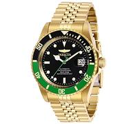 Invicta Pro Diver - Montre Homme Automatique en Acier Inoxydable - 42 mm, Doré / Vert