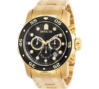 Invicta Pro Diver - SCUBA 0072 Montre Homme - Entanche - Analogique - mouvement à quartz - acier inoxydable avec cadran noir - 48mm