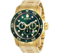 Invicta Pro Diver - SCUBA 0075 Montre Homme - Entanche - Analogique - mouvement à quartz - acier inoxydable avec cadran vert - 48mm