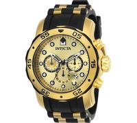 Invicta Pro Diver - SCUBA 17885 Montre Homme - Entanche - Analogique - mouvement à quartz - acier inoxydable avec cadran or - 48mm