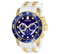 Invicta Pro Diver - Scuba 20288 Montre Homme - Entanche - Analogique - Mouvement à Quartz - Acier Inoxydable avec Cadran Bleu - 48mm