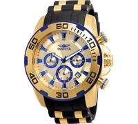 Invicta Pro Diver - SCUBA 22308 Montre Homme - Entanche - Analogique - mouvement à quartz - acier inoxydable avec cadran or - 50mm