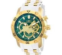 Invicta Pro Diver - SCUBA 23422 Montre Homme - Entanche - Analogique - mouvement à quartz - acier inoxydable avec cadran vert - 50mm