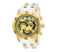 Invicta Pro Diver - SCUBA 23424 Montre Homme - Entanche - Analogique - mouvement à quartz - acier inoxydable avec cadran or - 50mm