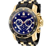 Invicta Pro Diver - SCUBA 37229 - Montres-bracelets pour hommes - Quarz - Acier inoxydable avec cadran bleu - 48mm
