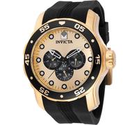 Invicta Pro Diver - SCUBA 45719 Montre Homme - Entanche - Analogique - mouvement à quartz - acier inoxydable avec cadran or - 48mm