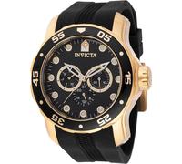 Invicta Pro Diver - SCUBA 45720 Montre Homme - Entanche - Analogique - mouvement à quartz - acier inoxydable avec cadran noir - 48mm