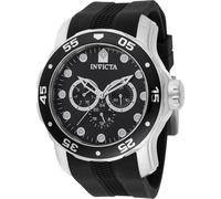 Invicta Pro Diver - SCUBA 45721 Montre Homme - Entanche - Analogique - mouvement à quartz - acier inoxydable avec cadran noir - 48mm