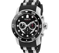 Invicta Pro Diver - SCUBA 6977 Montre Homme - Entanche - Analogique - mouvement à quartz - acier inoxydable avec cadran noir - 48mm