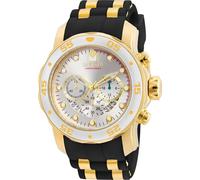 Invicta Pro Diver - SCUBA 6985 Montre Homme - Entanche - Analogique - mouvement à quartz - acier inoxydable avec cadran argent - 48mm