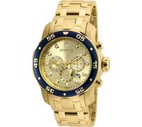 Invicta Pro Diver - SCUBA 80068 - Montres-bracelets pour hommes - Quarz - Acier inoxydable avec cadran doré - 48mm
