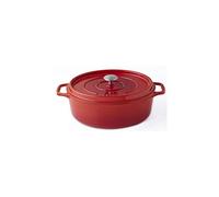 INVICTA Cocotte ovale - Ø 29 cm - Rubis - Tous feux dont induction