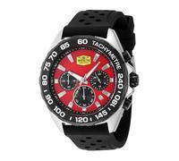 Invicta Racing 47772 Montre Homme - Entanche - Analogique - Mouvement à Quartz - Acier Inoxydable avec Cadran Rouge - 43mm