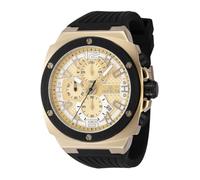 Invicta Racing 48165 Montre Homme - Entanche - Analogique - Mouvement à Quartz - Acier Inoxydable avec Cadran Or - 47mm