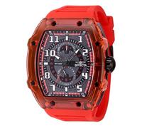 INVICTA Racing 48720 Montre Homme - Entanche - Analogique - Mouvement à Quartz - Plastique avec Cadran Gris - 48mm