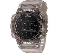 Invicta Racing 49043 Montre Homme - Entanche - Digitale - mouvement à quartz - Plastique avec cadran noir - 52mm