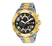 INVICTA S1 Rally 26100 Montre Homme - Entanche - Analogique - Mouvement à Quartz - Acier Inoxydable avec Cadran Noir - 48mm