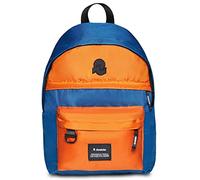 Invicta Sac à Dos, American Sac à Dos Écologique, Sac à Dos Décontracté, Unisexe, Taille Unique, Pochette pour Ordinateur Portable 13'', design Italien Bleu/Orange