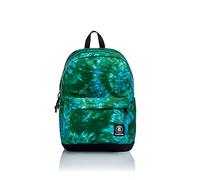 Invicta Sac à Dos, Carlson Tie&Dye Sac à Dos Écologique, Sac à Livres, Filles et Garçons, , pour L'École, le Sport, les Loisirs, avec Poches Latérales et Pochette pour Ordinateur Portable, Vert