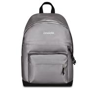Invicta Sac à dos d'école américain métallique, gris, sac à dos mono compartiment avec poche pour PC 13 pouces, 23 L, sac à dos d'école supérieure, université et loisirs pour fille et garçon