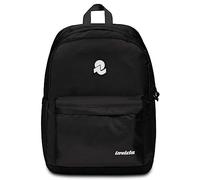 Invicta Sac à dos CARLSON – noir, poche PC, poches latérales porte-bouteille, 30x41,5x18
