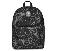 Invicta Sac à dos d'école double compartiment, gris, poche porte-bouteille, poche pour PC 14", grande capacité, sac à dos d'école, enfant et garçon, gris, Taglia unica, Moderne