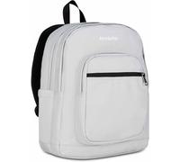Invicta Sac à dos d'école Jelek, gris brillant, double compartiment avec poche pour PC et poche pour gourde, 34 l, école moyenne et supérieure, sac à dos fille, gris, Taglia Unica