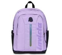 Invicta Sac à dos d'école Jelek UP Led, violet, super grand sac à dos avec poche pour PC ou tablette, poche porte-bouteille et poche avec organisateur, école moyenne supérieure et voyage, fille,