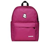 Invicta Sac à dos d'école LAB, Fuchsia - Sac à dos double compartiment - Poche pour PC, poches latérales pour bouteille d'eau - Eco Material, fuchsia, 30,5 x 39 x 21,5 cm, école