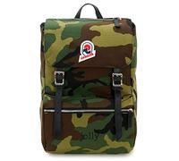 Invicta Sac à Dos, Jolly Plain Heritage Sac à Dos, Sac à Dos Décontracté, pour le Bureau, Escapade, pour L'École, le Sport, les Loisirs, Pochette pour Ordinateur Portable, design Italien, Vert