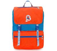 Invicta Sac à Dos, Jolly Vintage Sac à Dos, Sac à Dos Décontracté, pour le Bureau, Escapade, pour L'École, le Sport, les Loisirs, Pochette pour Ordinateur Portable 13'', design Italien, Orange/Bleu